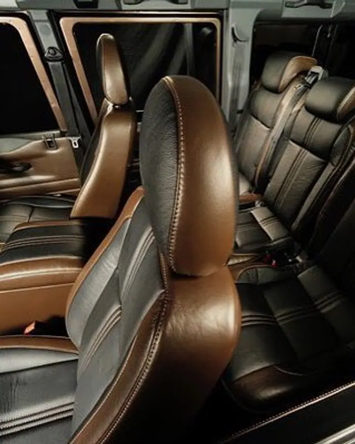 Black N Brown Defender Interior