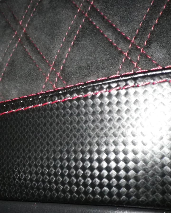 Carbon And Suede Custom Retrim