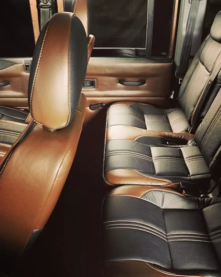 Landrover Defender Rear Seat Side View