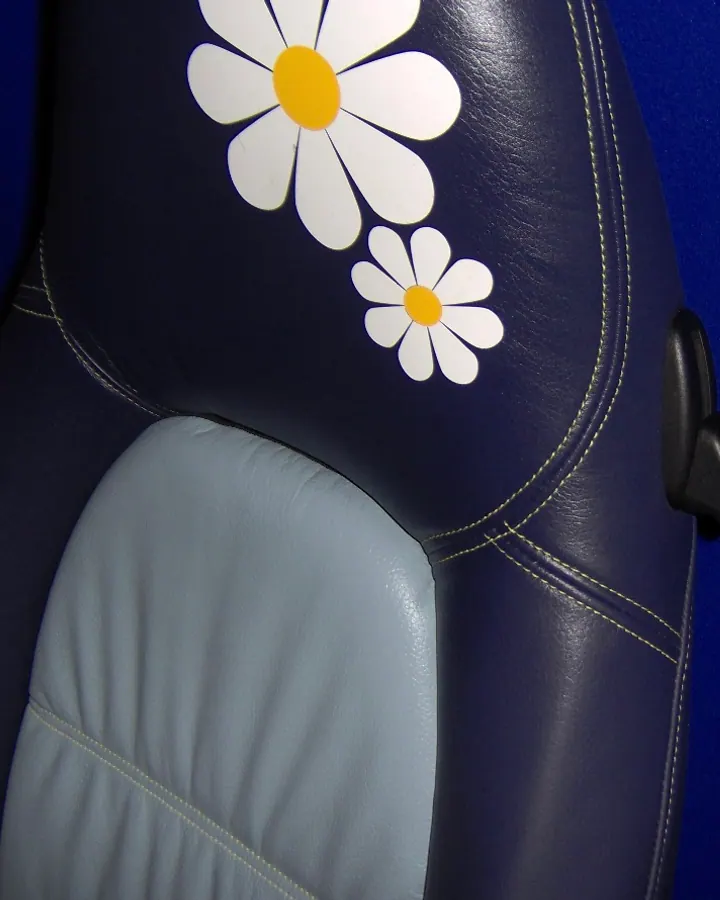 Porsche To Camper Daisy Printed