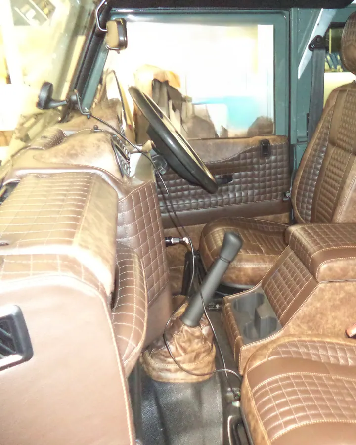 Vintage Chocolate Design Defender Seats