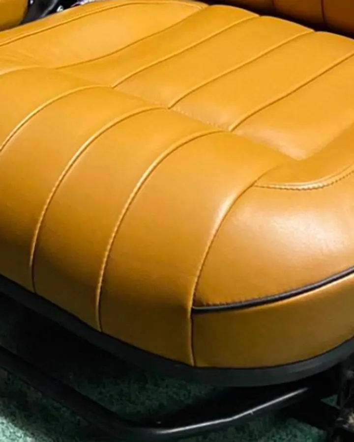 Welted Black Seam On Defender Seat